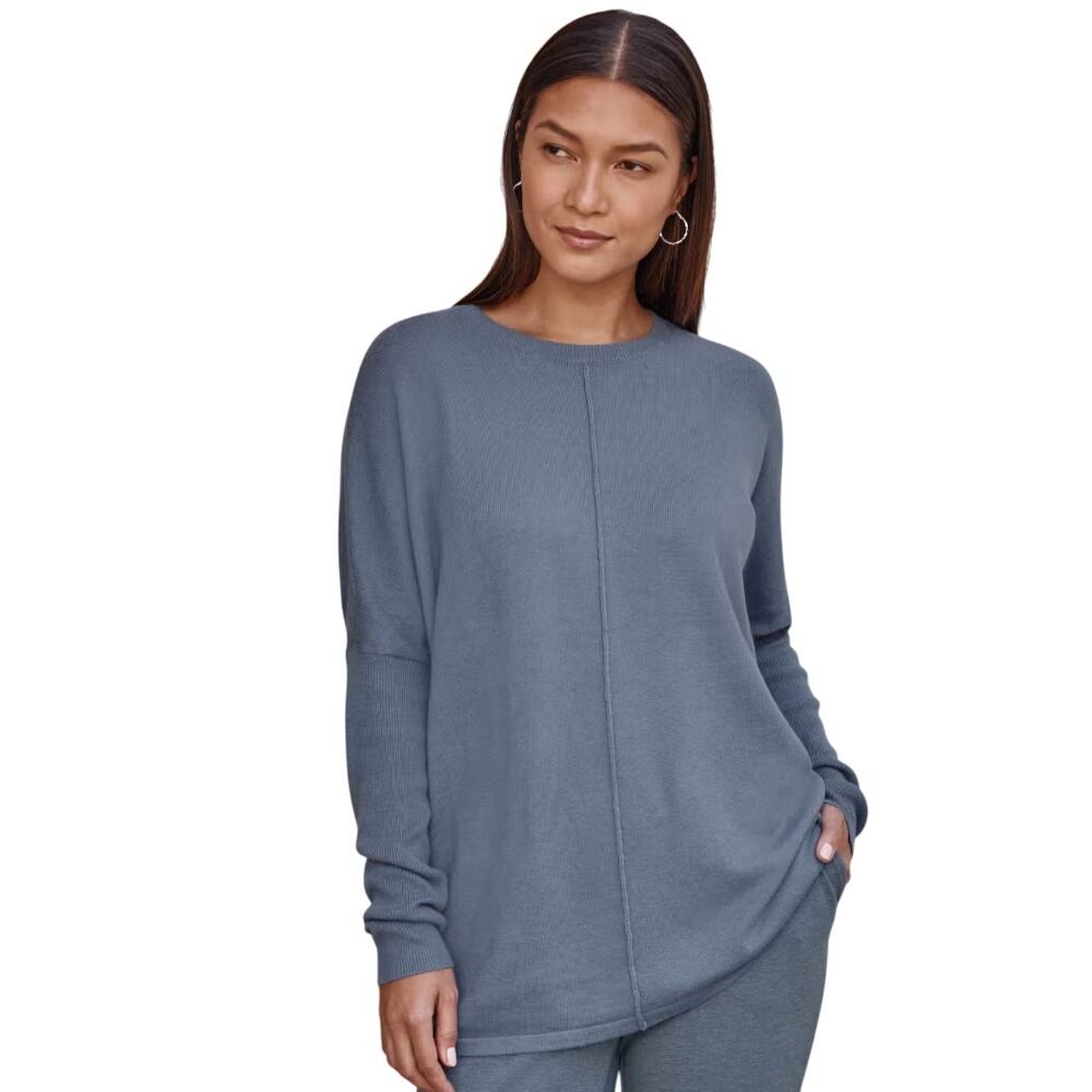 NEW Pure Jill J.Jill Relaxed Pullover Sweater Lightweight Azure Size Large